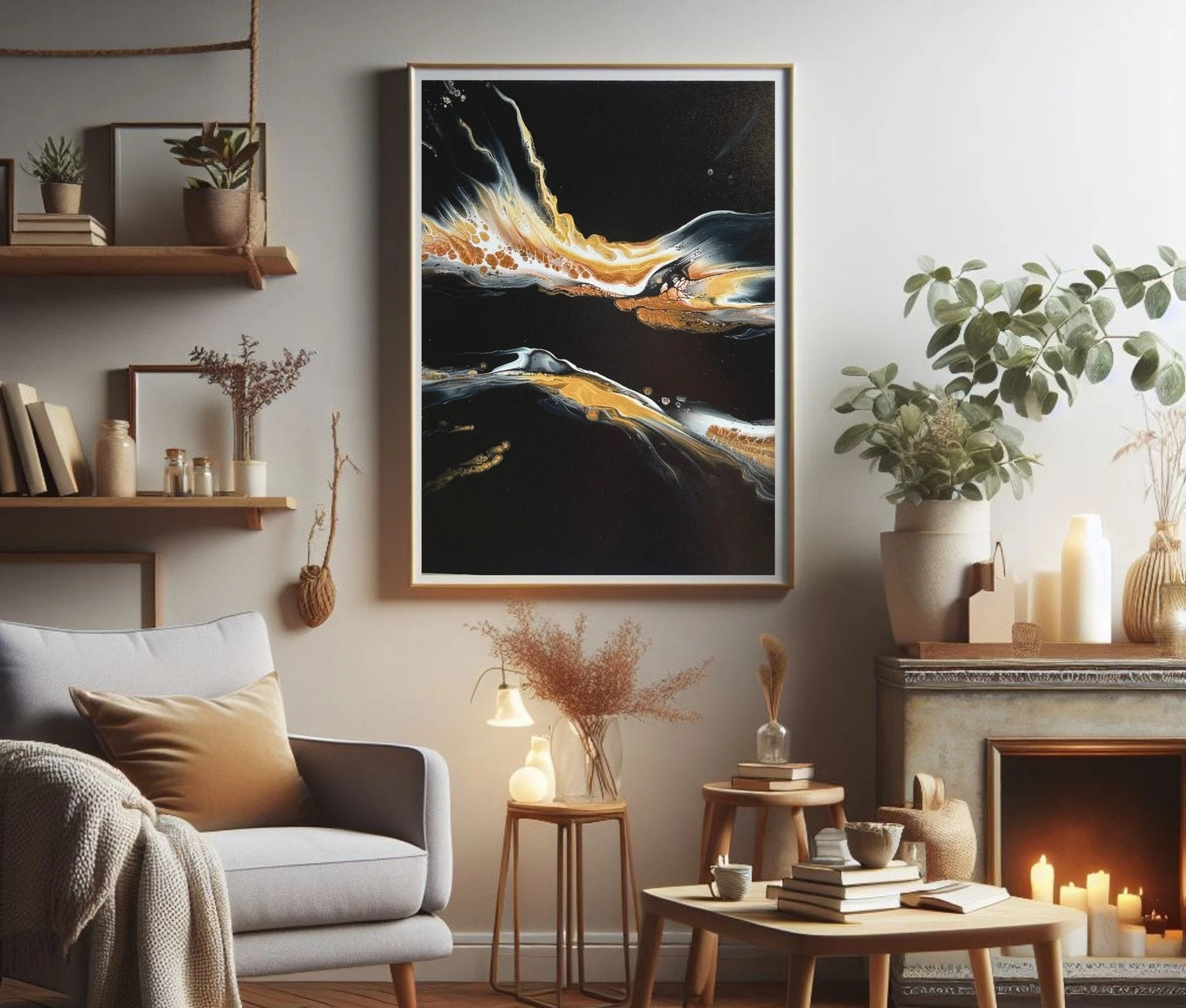 Fluid Art Prints on Paper